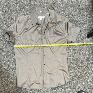 Banana republic,    Beige Short Sleeve Shirt